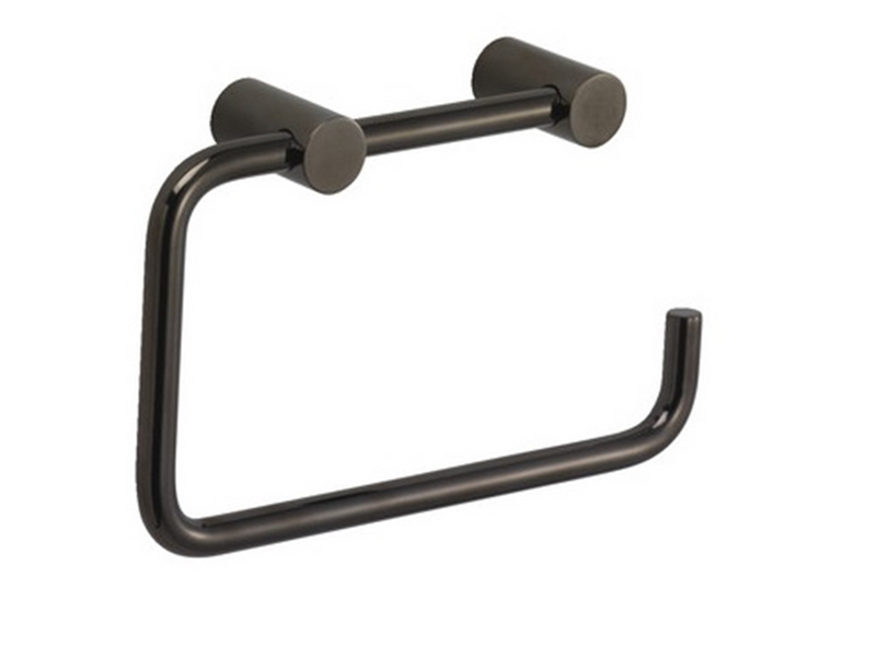 Pressalit toilet paper holder black chrome