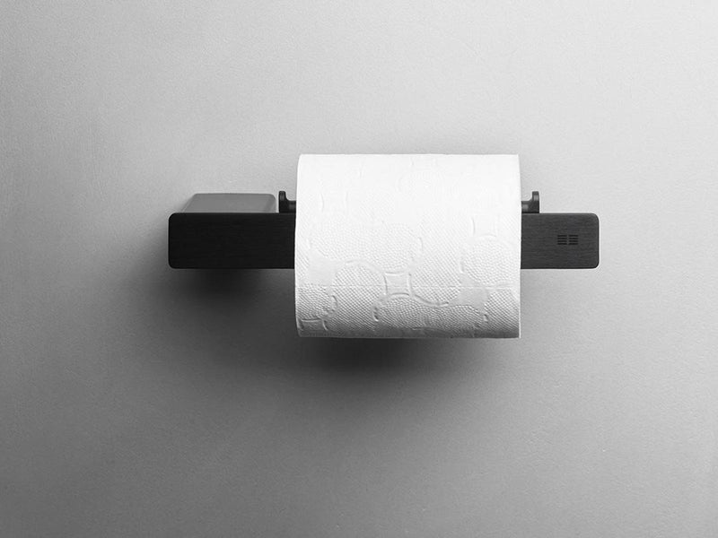 Wantec Reframe Collection toilet paper holder Black