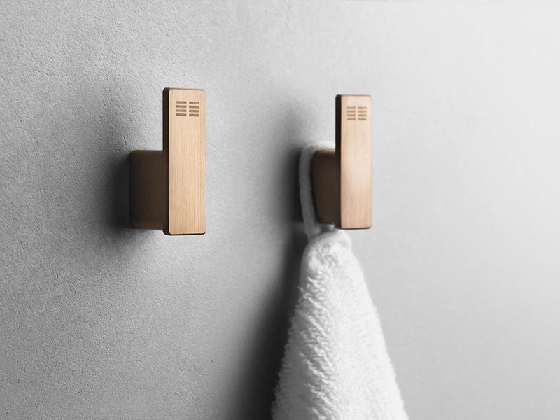 Wantec Reframe Collection towel hooks (x2) Copper