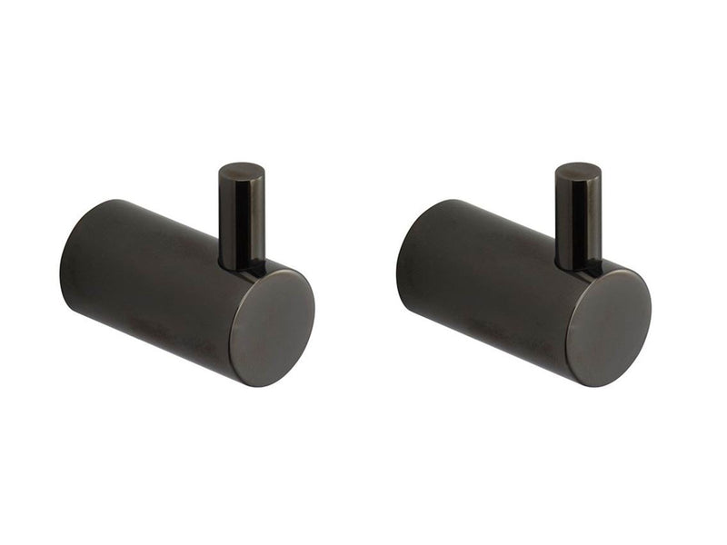 Pressalit towel hook pin black chrome