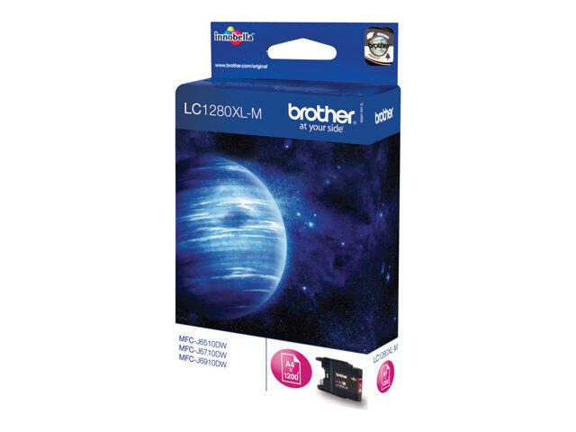 Brother Original LC-1280XLM Druckerpatrone magenta 1.200 Seiten (LC1280XLM)
