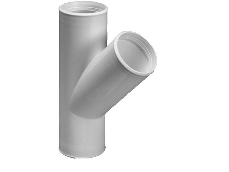 Purus branch pipe 45° 32 mm white pp/tpe