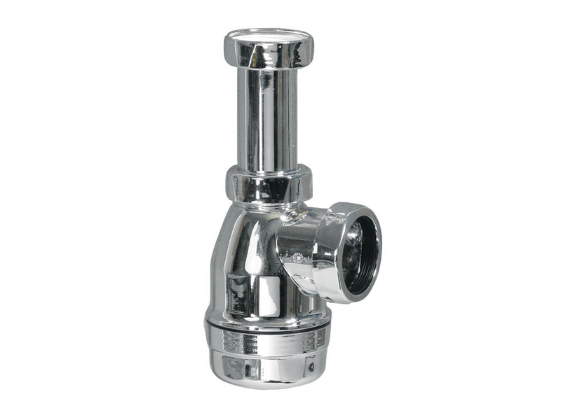 Purus water trap 32 mm x 114 with telescopic tube chrome