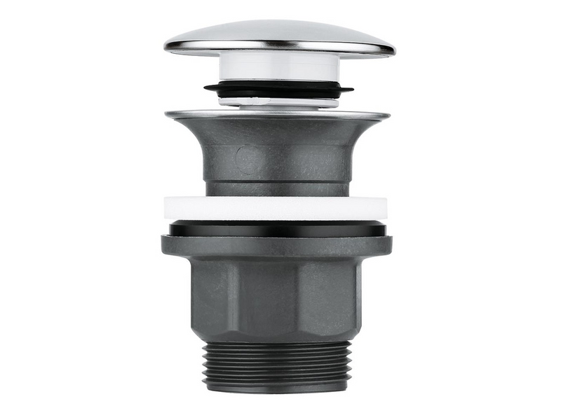 Grohe Ablaufgarnitur mit Druckstopfen, chrom