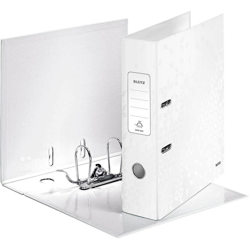 LEITZ WOW Ordner weiß Karton 8,0 cm - DIN A4