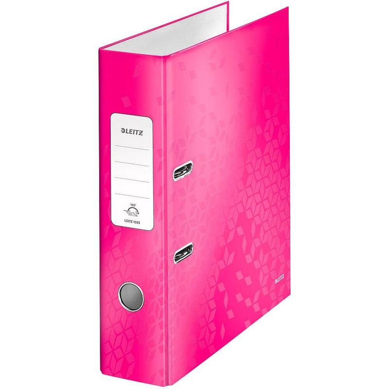 LEITZ Ordner pink Karton 8,0 cm - DIN A4
