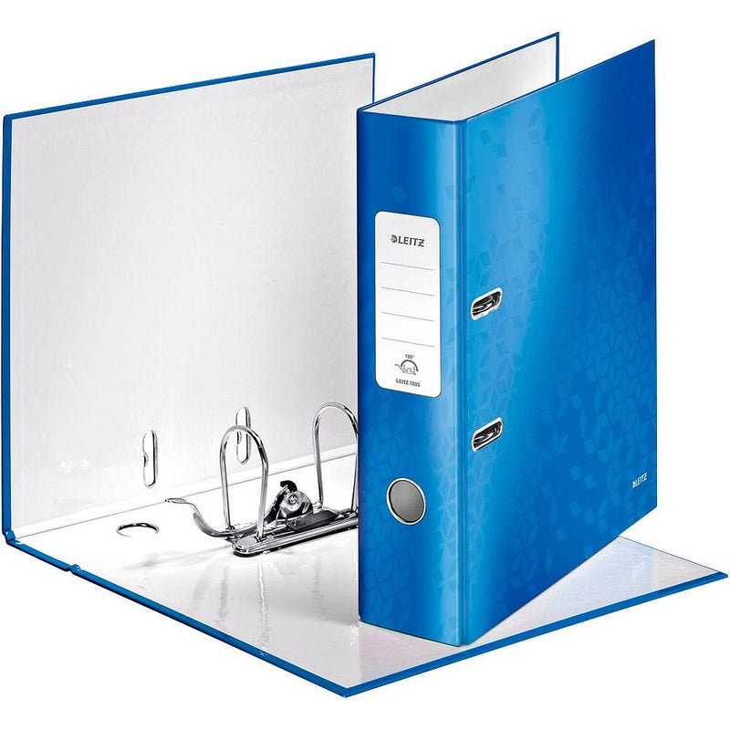 LEITZ Ordner Karton 8,0 cm DIN A4 - blau