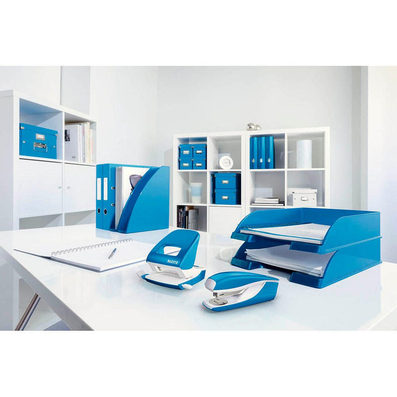 LEITZ Briefablage WOW - blau metallic