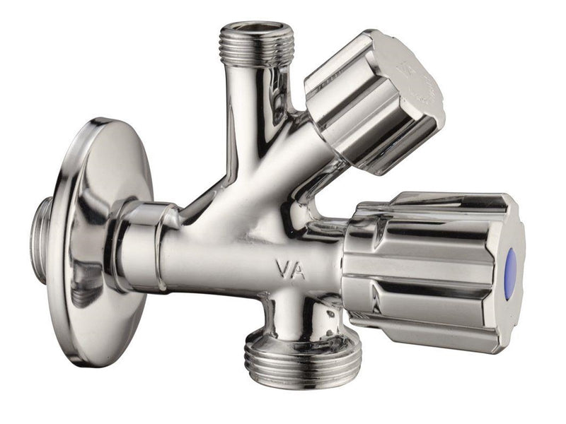Unite stop/control valve 34 x 12 x 38 with 77 mm rosette