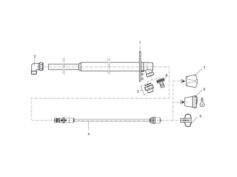 FM Mattsson garden ii spindle complete 23 cm