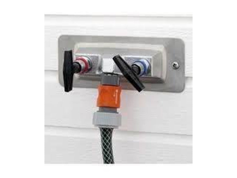 FM Mattsson double garden valve 400 mm
