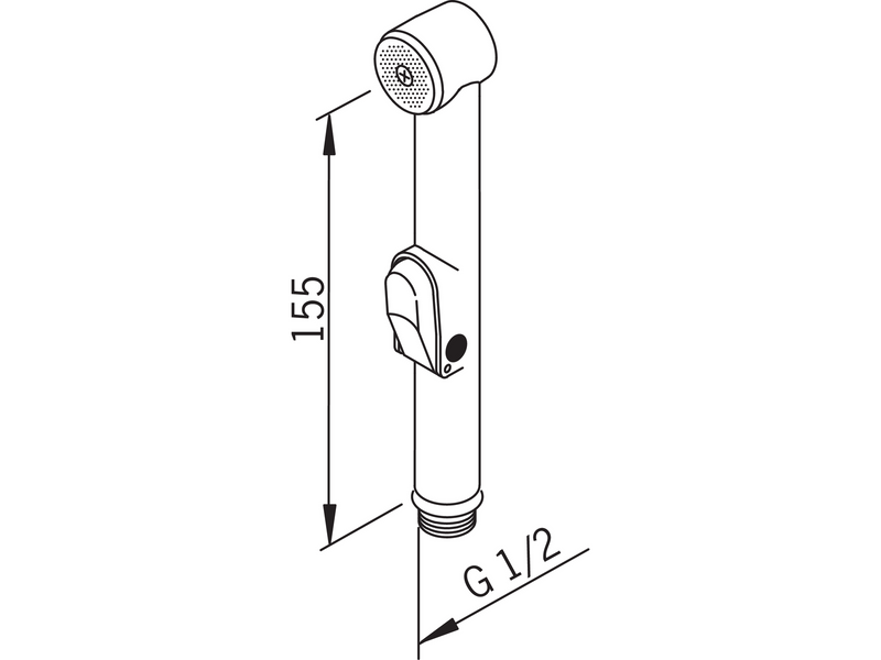 Oras bidetta hand shower white 242039-11
