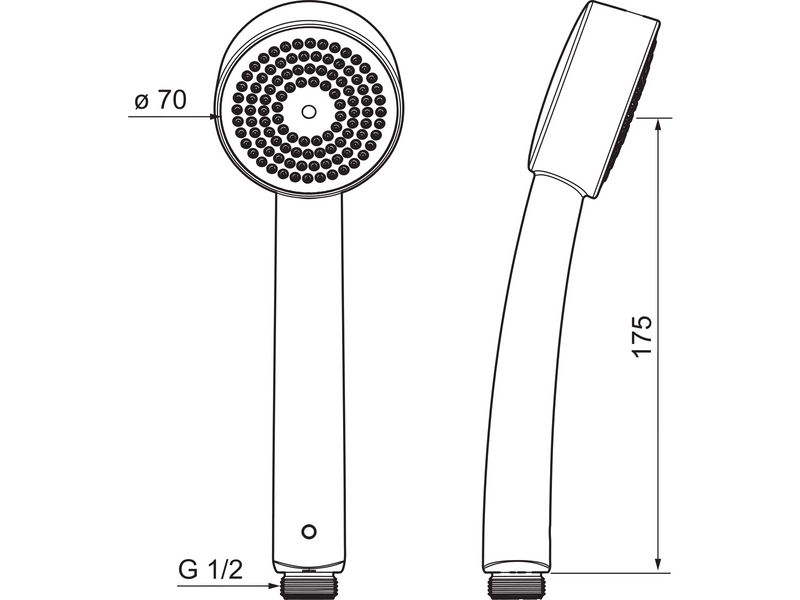 Oras apollo handshower eco chrome (252022)