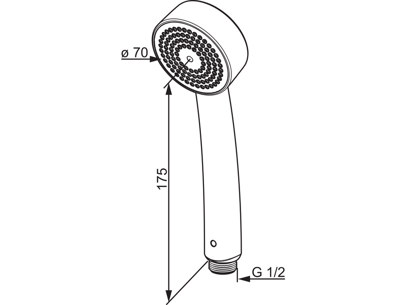 Oras apollo handshower chrome (252020)
