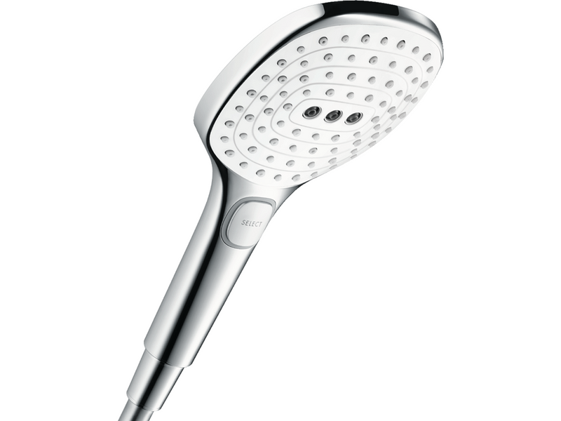 Hansgrohe raindance select e 120 3jet hand shower chrome/whi