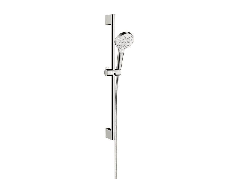 Hansgrohe crometta vario shower set 0.65 m white/chrome