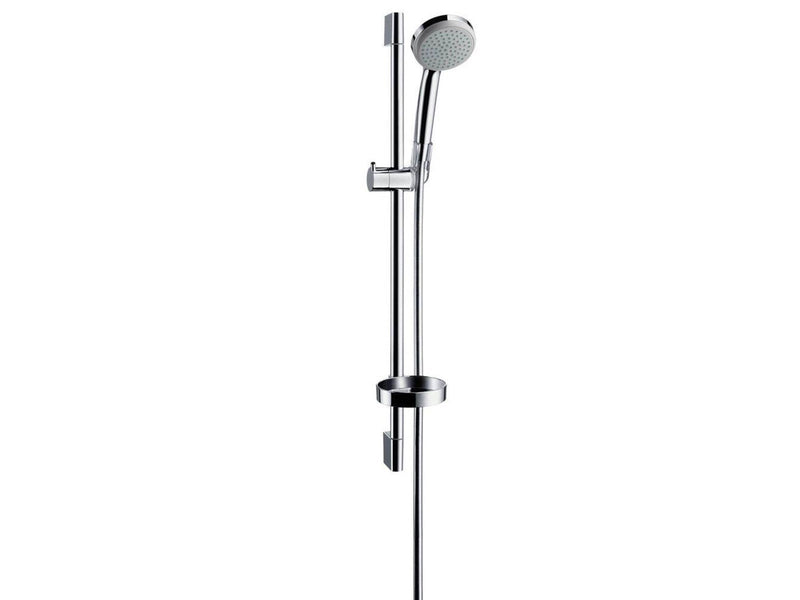 Hansgrohe croma 100 mono hand shower unica'c wall bar 0.65 m