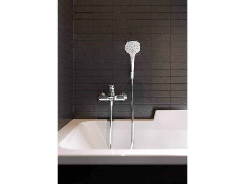 Hansgrohe logis single lever bath mixer for exposed installa