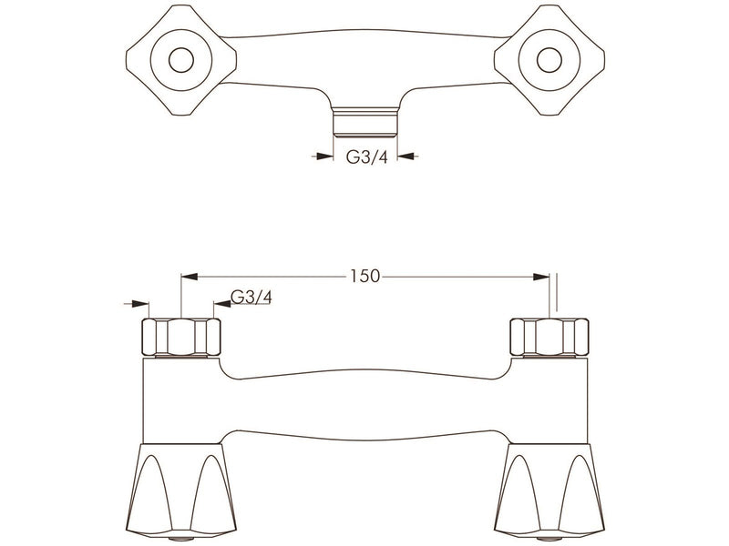 Børma Borma standard shower mixer