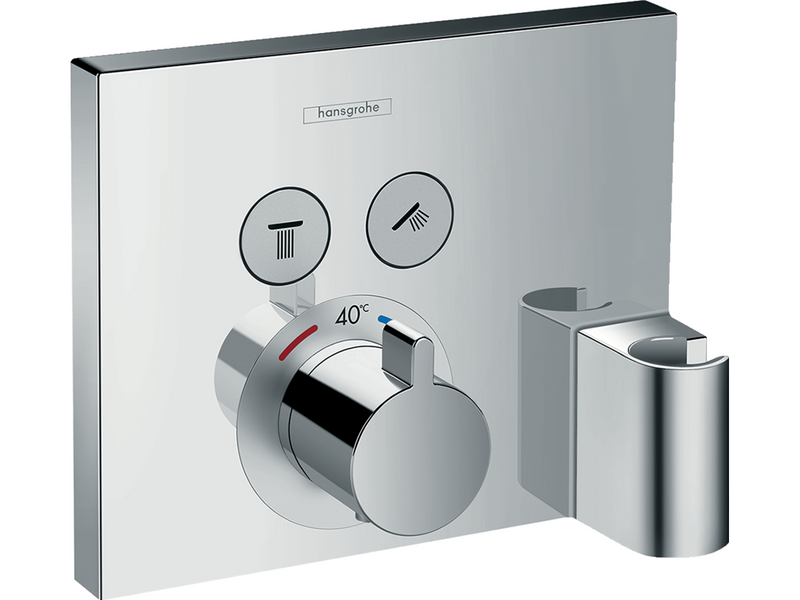 Hansgrohe showerselect thermostatic mixer for concealed inst