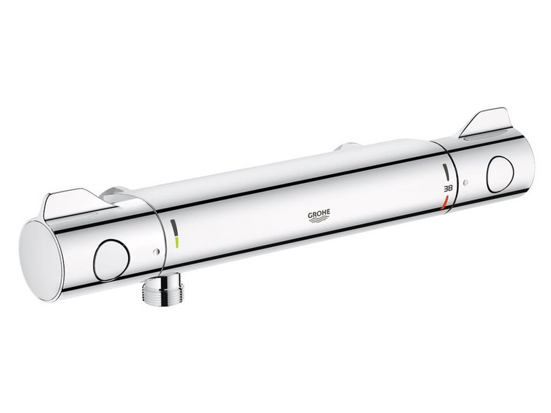 Grohe Grohtherm 800, Thermostat-Brausebatterie, DN 15, chrom