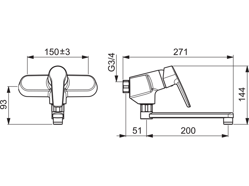 Oras saga 3937 kitchen faucet with swivel spout 200 mm