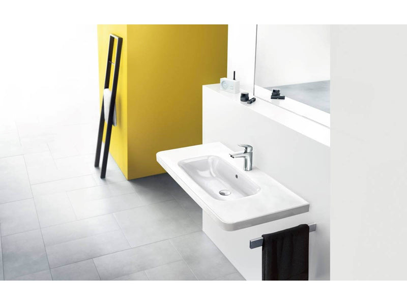 Hansgrohe logis single lever basin mixer 100 with push-open