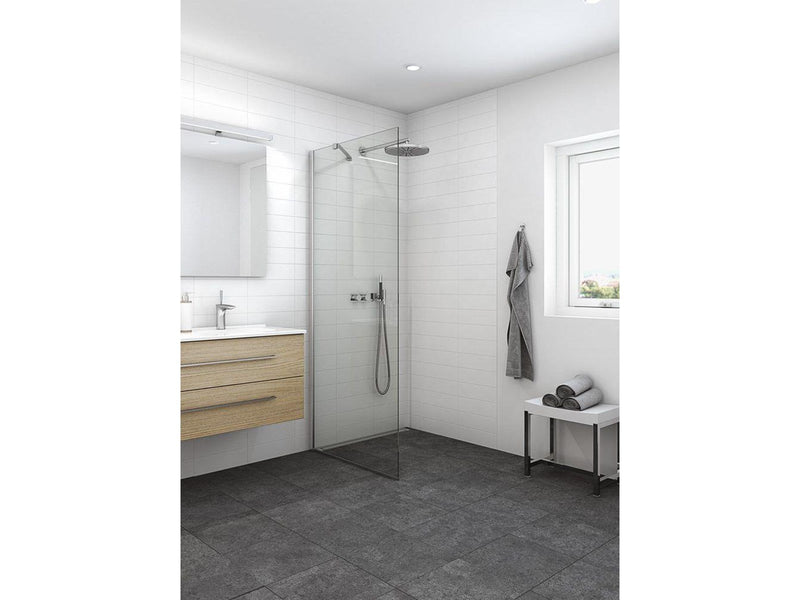Dansani match fixed panel 67-69 cm satin/clear