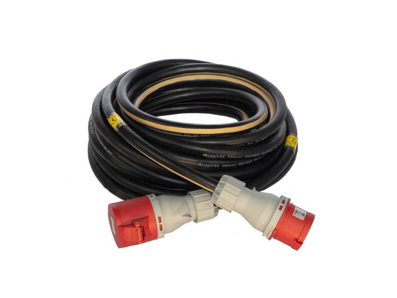 DANCABLES Alukaflex 5g6 32a cable set lenght 10m ip44