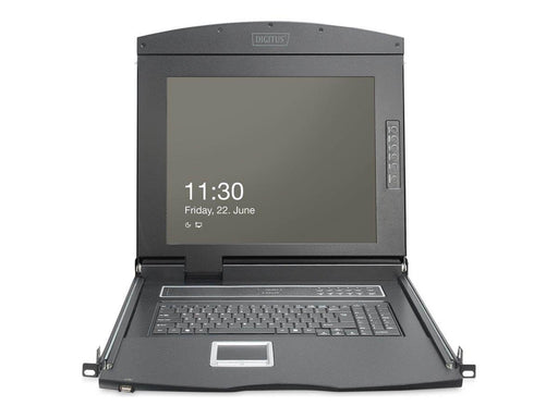 19" DIGITUS KVM console - Full HD (1080p) - 19"