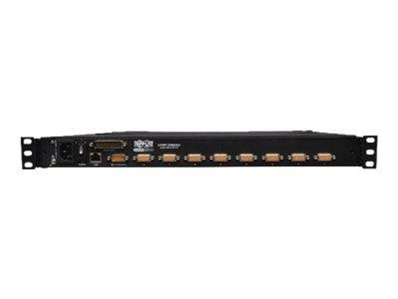 19" Tripp Lite Eaton Series 8-Port Rack Console KVM Switch built in IP w/ 19" LCD 1U