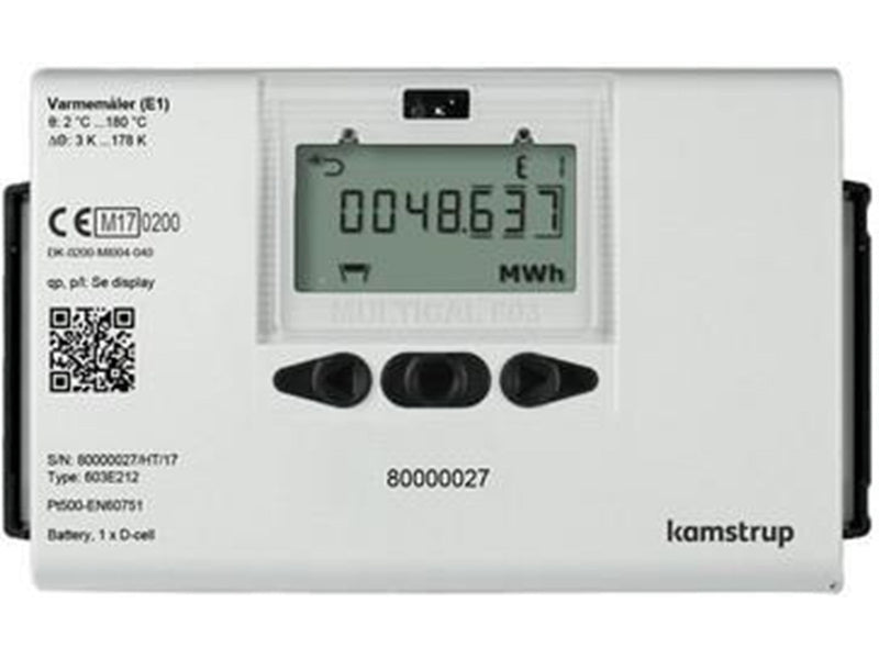 Kamstrup multical® 603 heat meter 1.5 m3/h outlet
