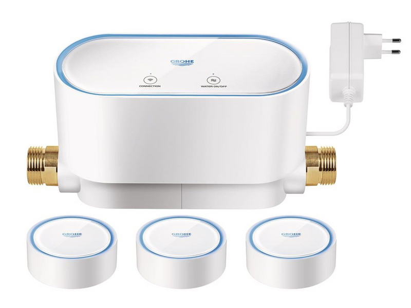 Grohe Sense Set, 1x Sense Guard + 3x Sense, weiß