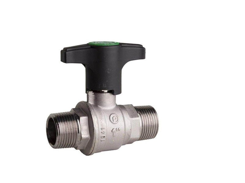 Pettinaroli M x m heavyduty fullway ball valve extended plastic lever