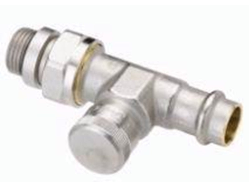 Danfoss RLV10 Press return coupling straight