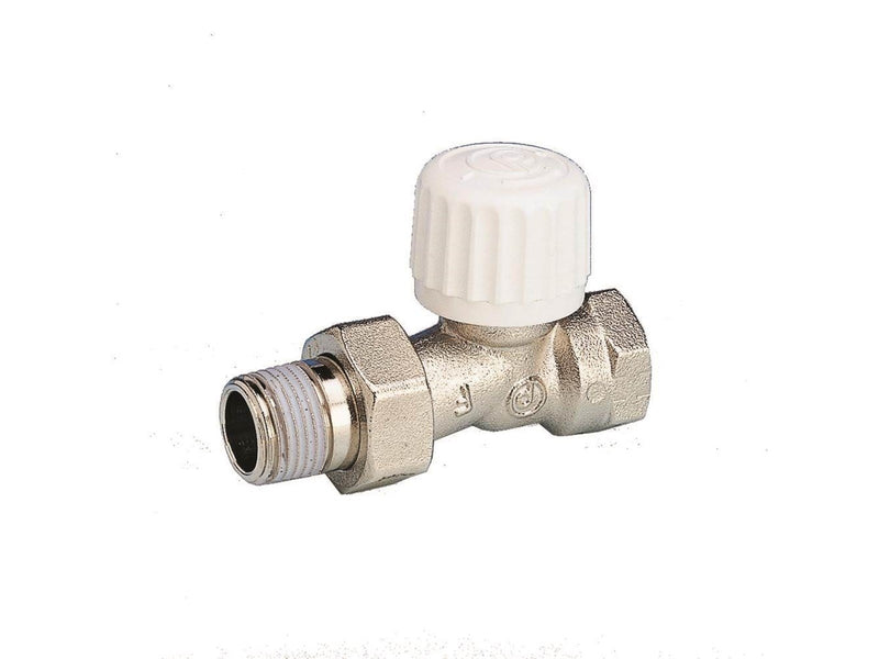 Pettinaroli radiator valve 12 with pre-setting device
