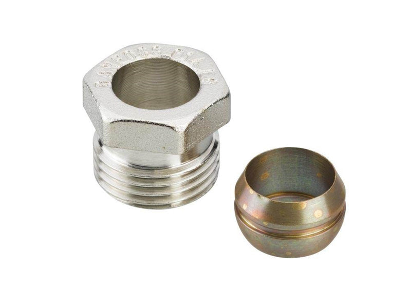 Danfoss Compression fitting 1/2" x 15 mm copper/steel