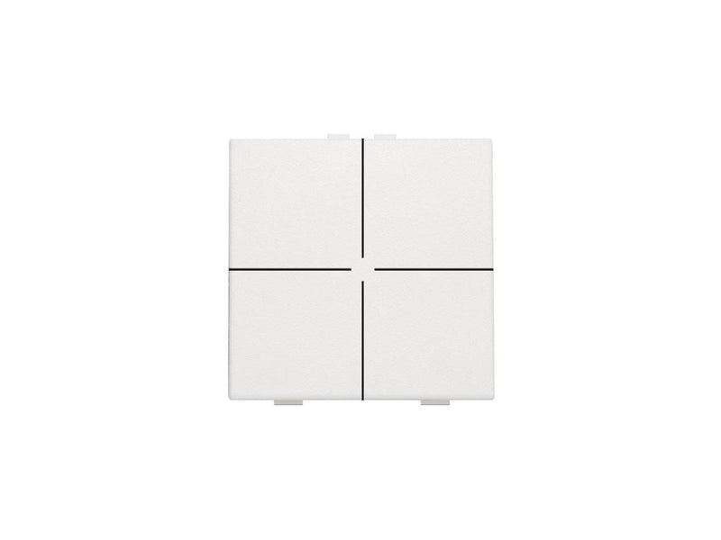 Niko-Servodan 4-fold push button for niko home control white