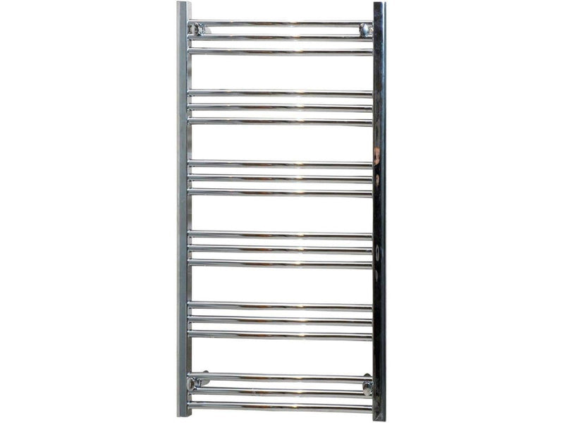 Kriss skandi heated towel rail 1140 x 500 krom flat