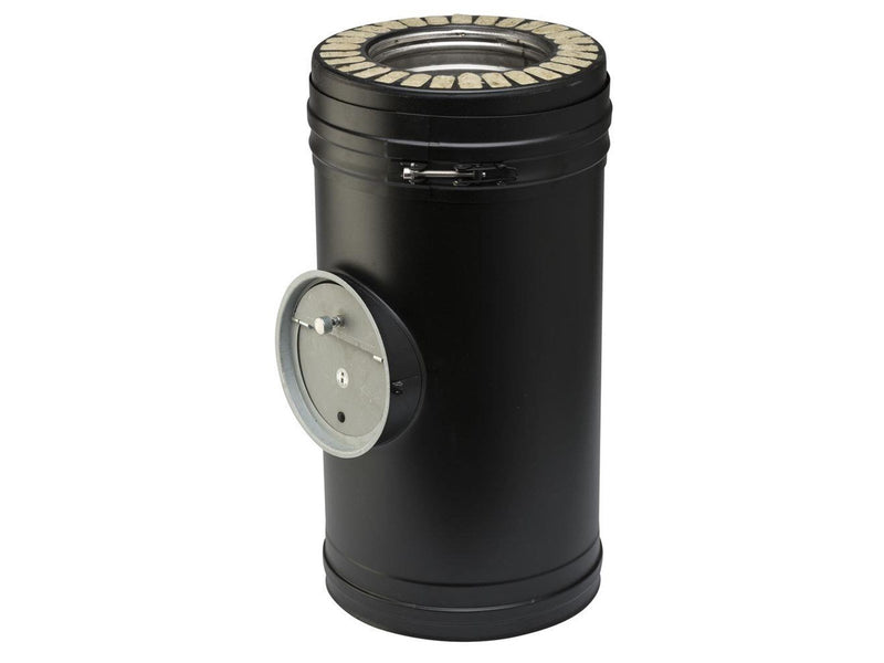 Metalbestos wood 150 mm pipes with draugth regulator