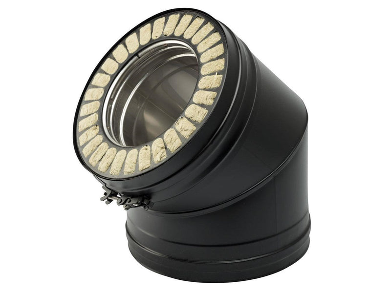 Metalbestos wood 150 mm elbow 45°