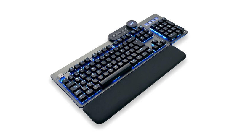 Mountain Everest Max Gunmetal Grey - RGB Gaming Tastatur mit CHERRY MX Blue Switches