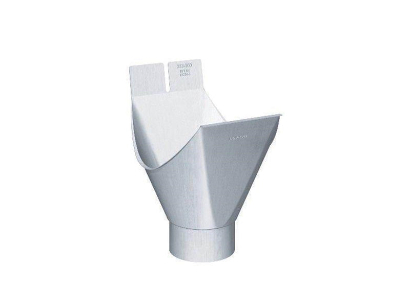 Rheinzink plug-in outlet half-round 333/76