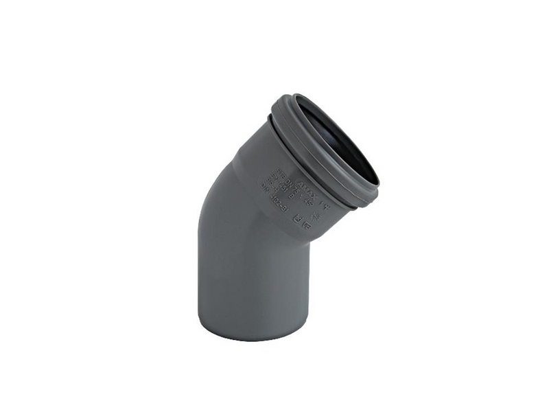 ALIAXIS 75mm x 45° bend ht-pp