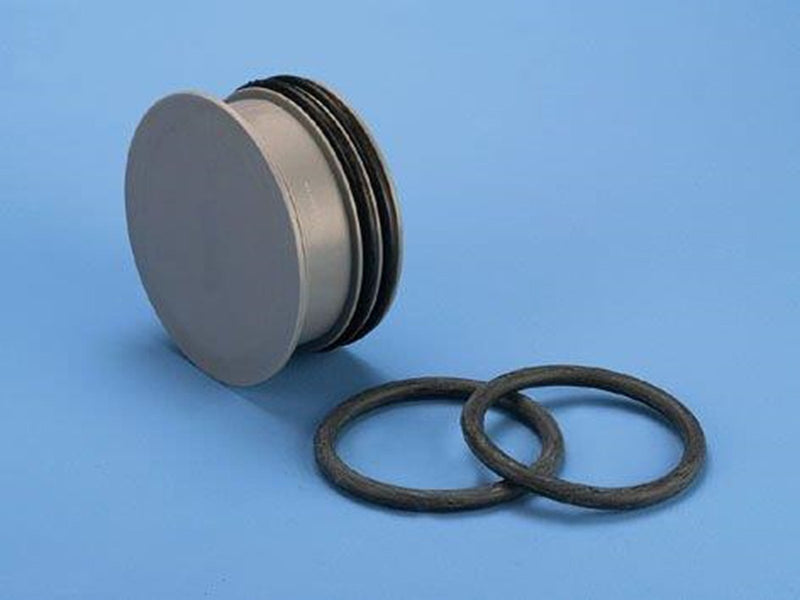 Wavin Wafix pp plug for spigot end 110 mm grey