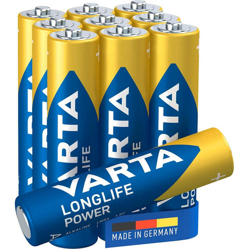 VARTA Batterien LONGLIFE Power Micro AAA 1,5 V - 10 Stück
