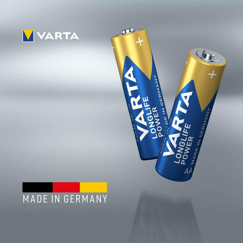 VARTA Batterien LONGLIFE Power Mignon AA 1,5 V - 10 Stück