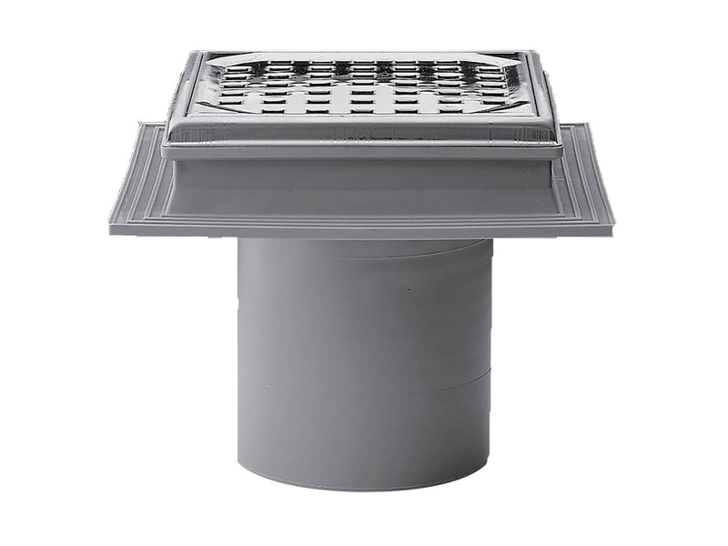Purus Drain bowl maxiflex 110 mm with stainless steel grate