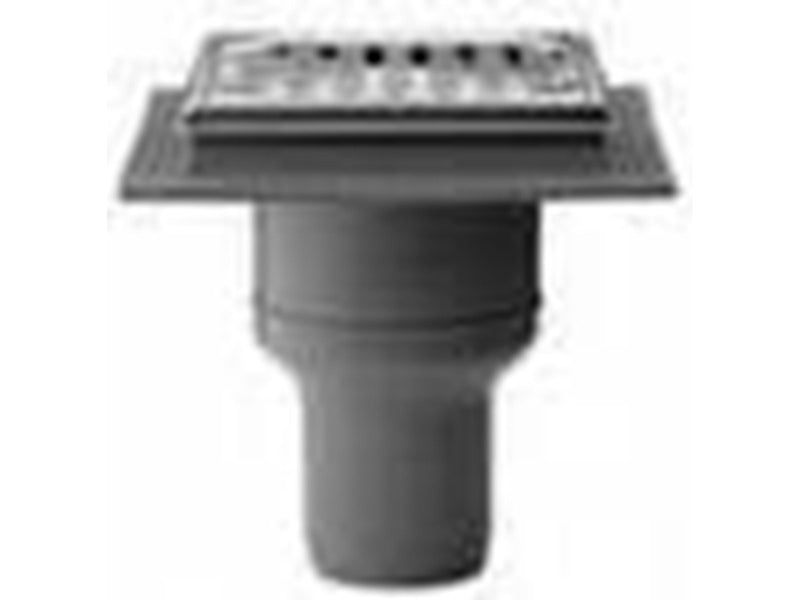 Purus Drain bowl jo-flex 75 mm in pp with stainless steel grate