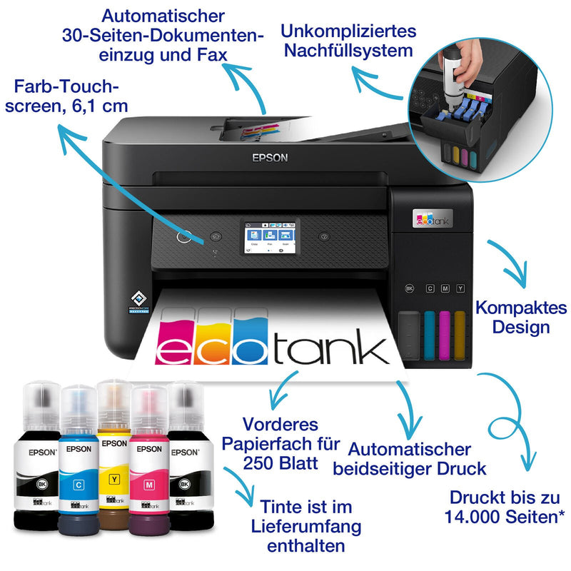 Epson EcoTank ET-4850 A4-Tintentank-Multifunktionsdrucker